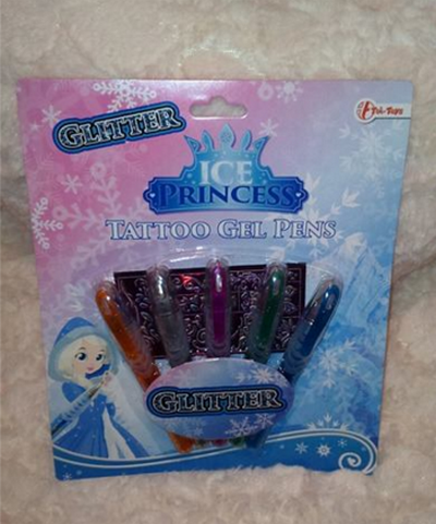 stylos gels la reine des neige