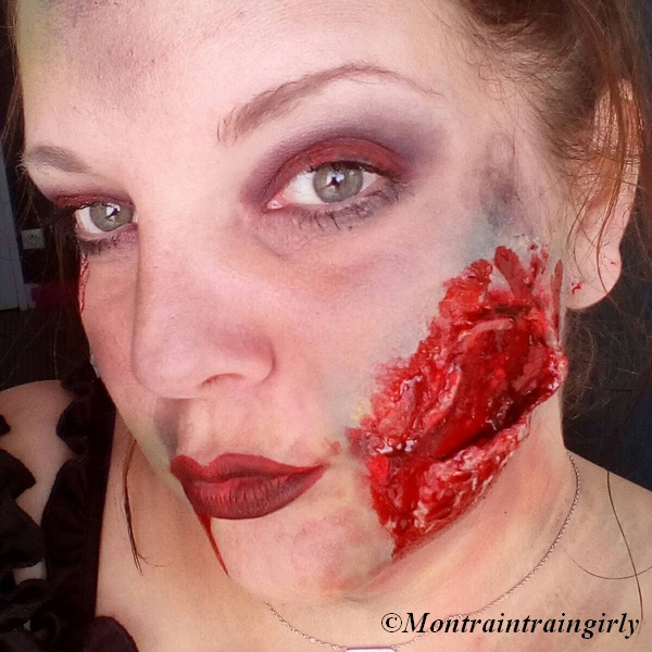makeup halloween the walking dead morsure